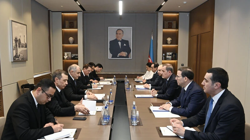 Ceyhun Bayramov Türkmənistanın xarici işlər nazirinin müavini ilə görüşüb