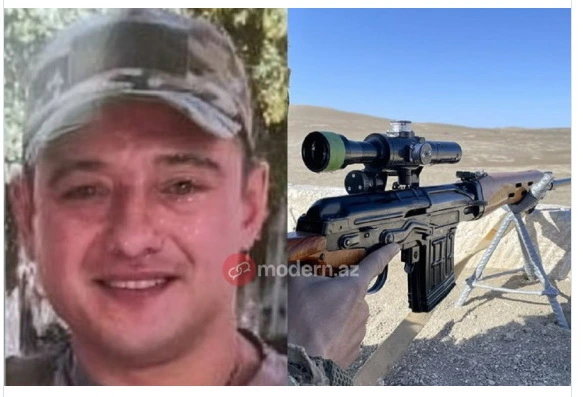 Ukraynada azərbaycanlı snayper öldü - Foto