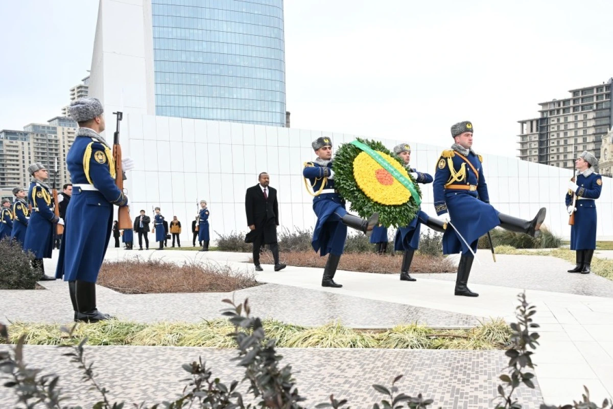 Efiopiyanın Baş naziri Zəfər parkını ziyarət edib