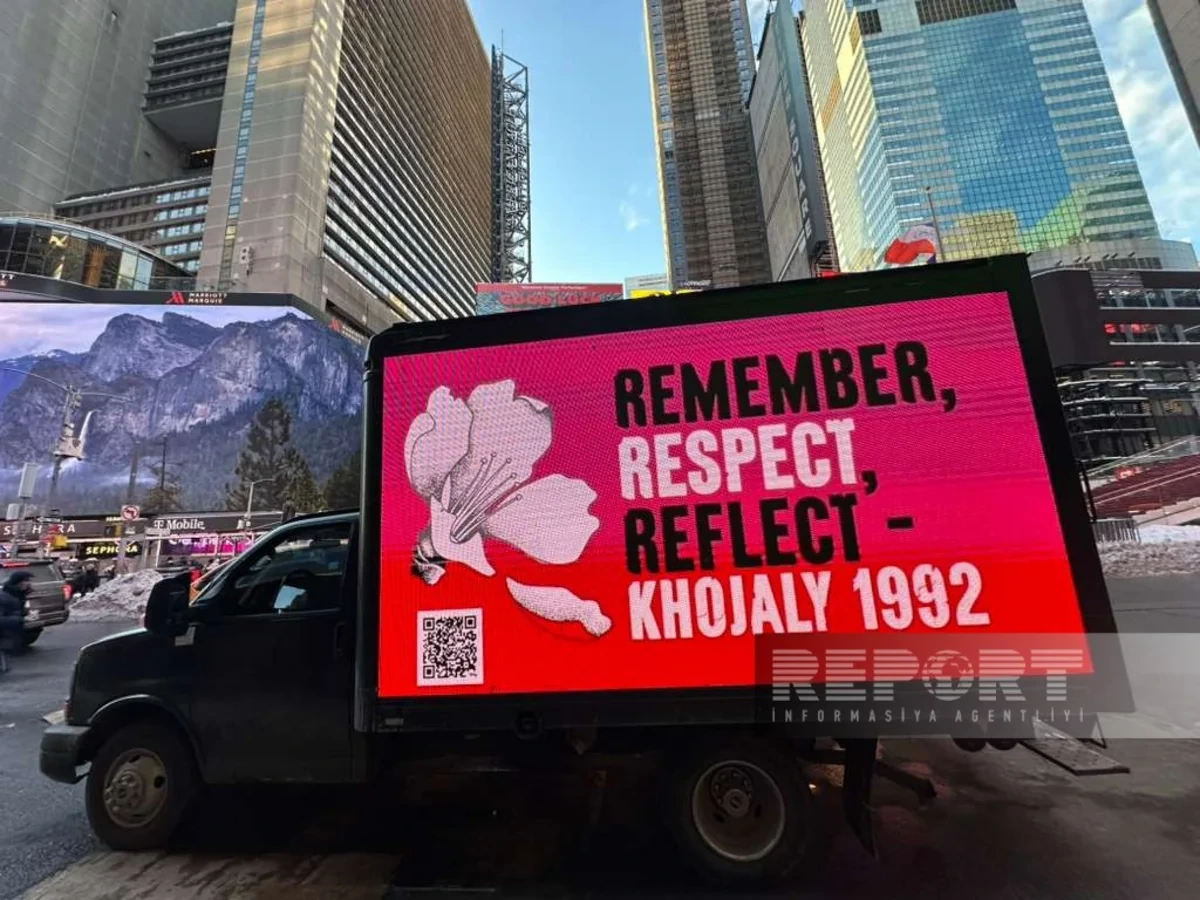 Nyu-Yorkda "Xocalıya Ədalət" məlumatlandırma aksiyası keçirilib