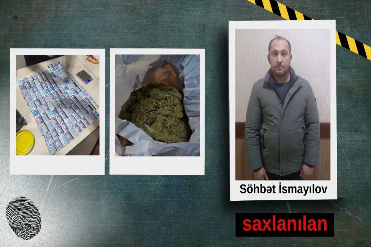 İsmayıllıda narkotik satışı ilə məşğul olan şəxs tutulub