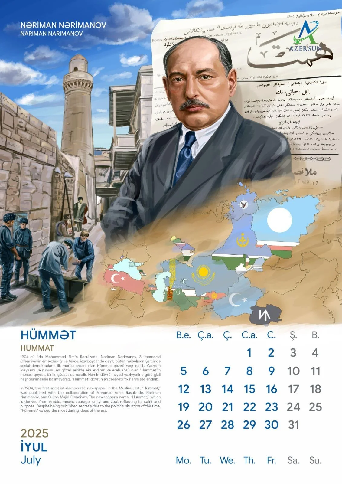 “Azərsun Holdinq” milli mətbuatın 150 illiyi münasibəti ilə təqvim dəsti nəşr etdirib -FOTO