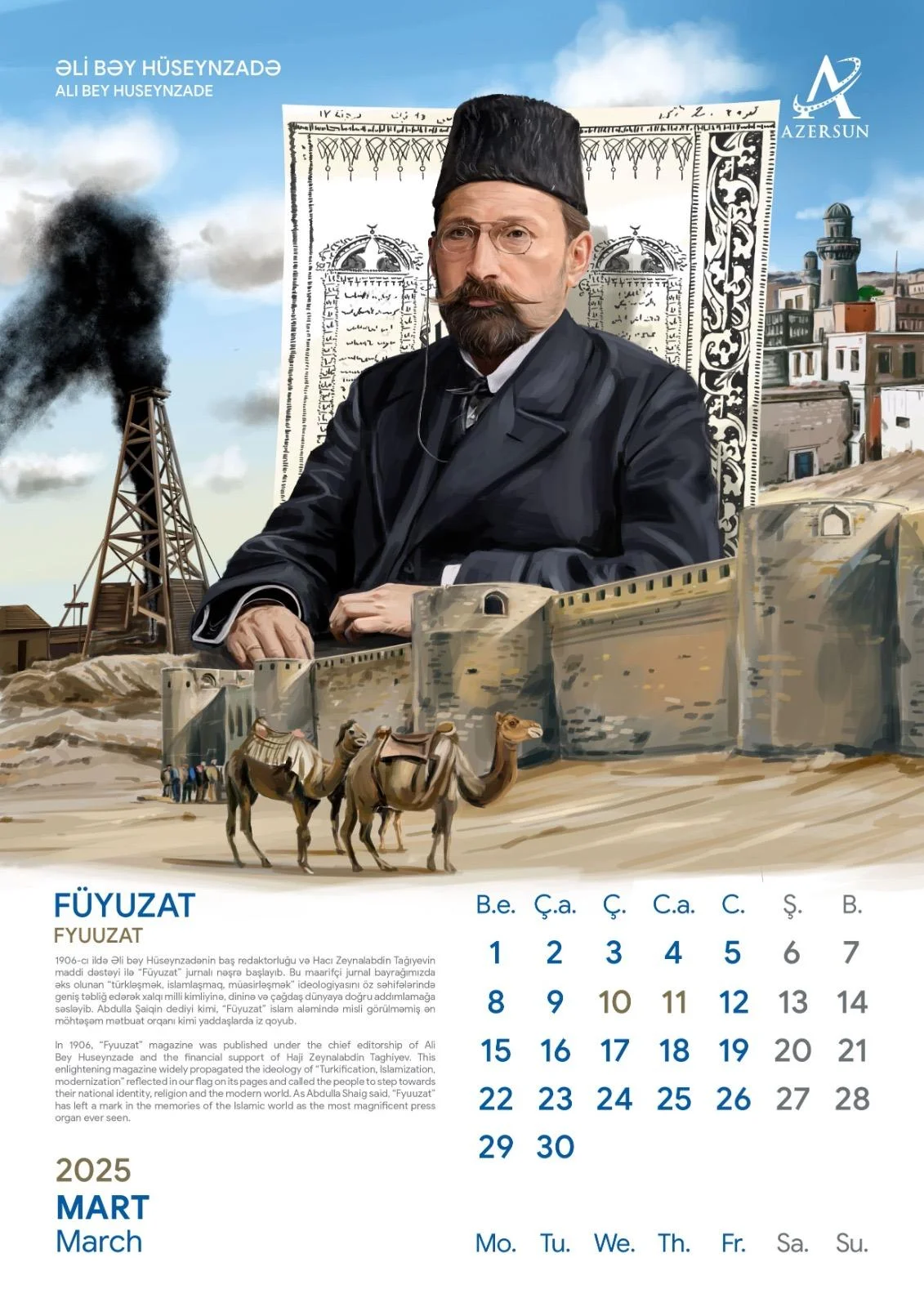 “Azərsun Holdinq” milli mətbuatın 150 illiyi münasibəti ilə təqvim dəsti nəşr etdirib -FOTO