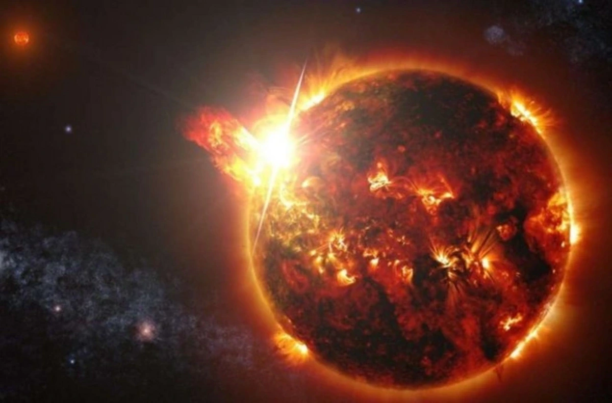 Günəşdə ilin ilk güclü patlayışı baş verib