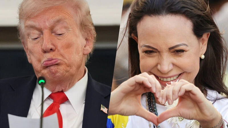 Tramp Ağ Evdə Venesuela müxalifət lideri ilə görüşdü