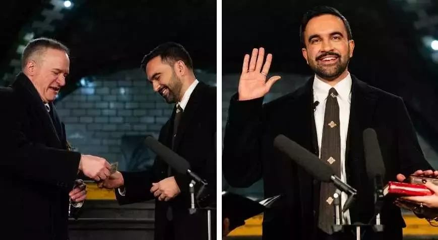 ABŞ-da bir ilk: Zohran Mamdani Qurana əl basaraq and içdi