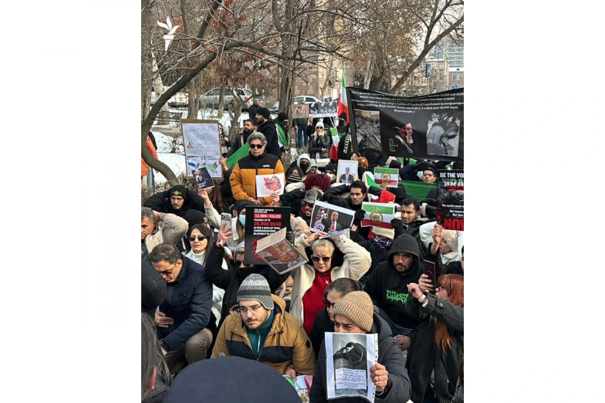 Ermənistanda İran əleyhinə keçirilən aksiyada 7 nəfər saxlanılıb - FOTO - YENİLƏNİB