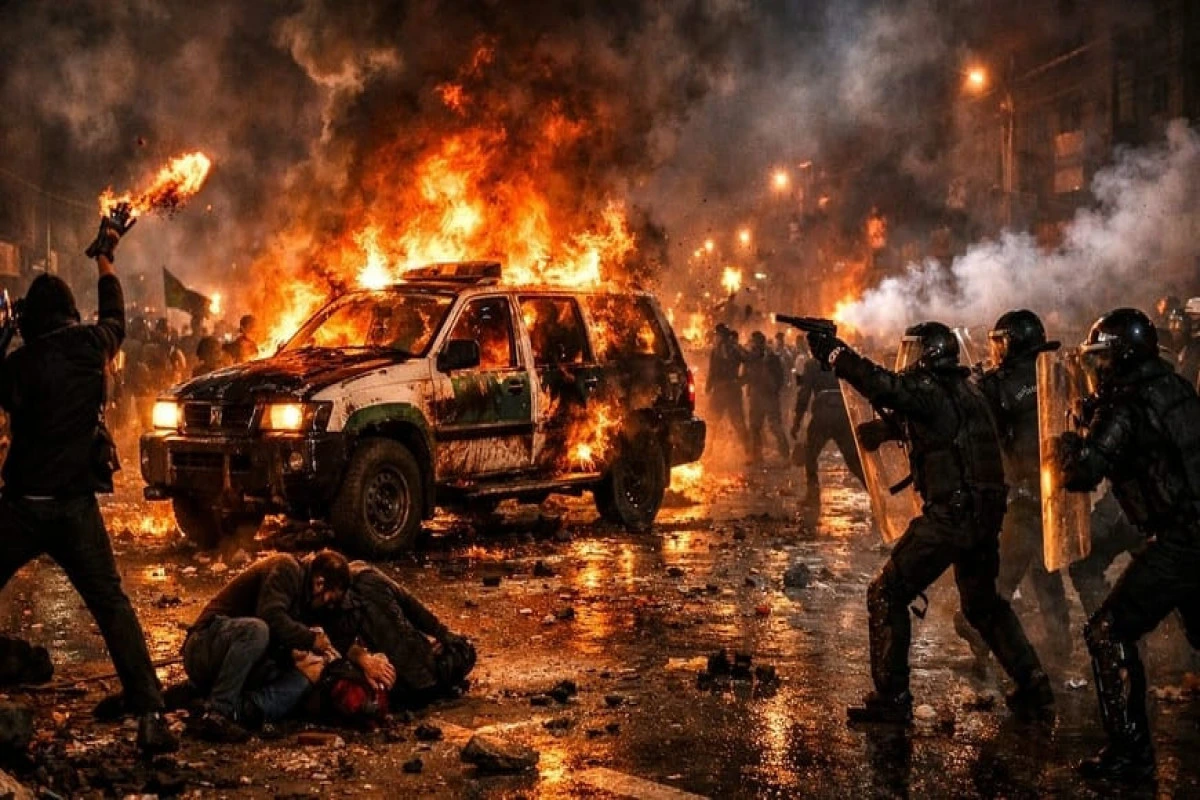 İranda iğtişaşçılar daha bir polis məmurunu öldürüb