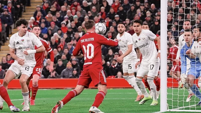 "Liverpul" - "Qarabağ" oyununda ilk hissə başa çatdı