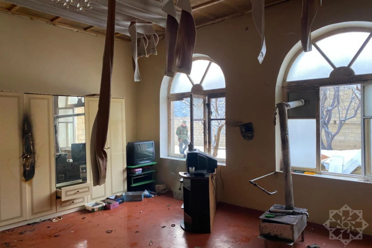 Şamaxıda yaşayış evində partlayış baş verib