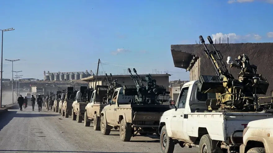 Suriya ordusu SDQ-nin yaratdığı dağıntıları görüntülədi - FOTO