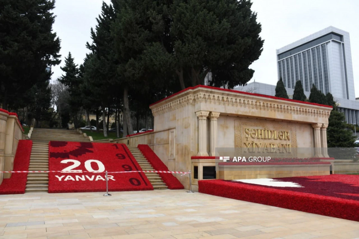 Əli Əsədov və Sahibə Qafarova Şəhidlər xiyabanını ziyarət edib