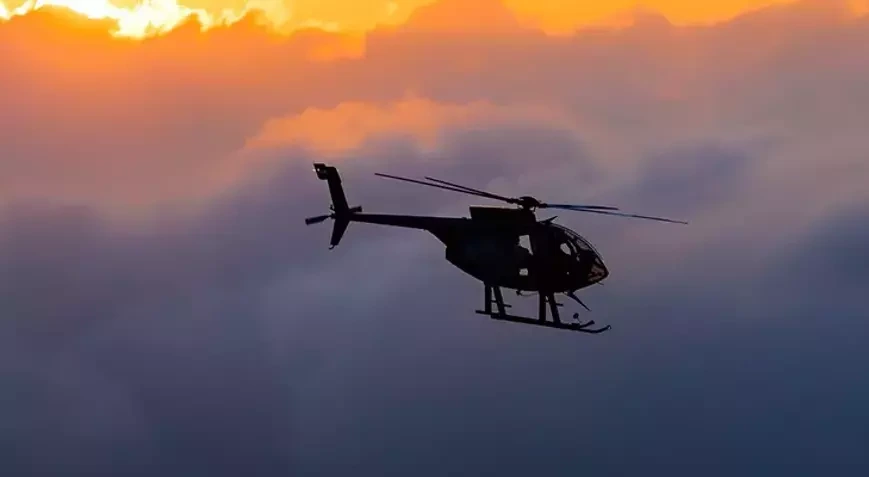 3 nəfəri daşıyan helikopter yoxa çıxdı - Əməliyyatı başlayıb