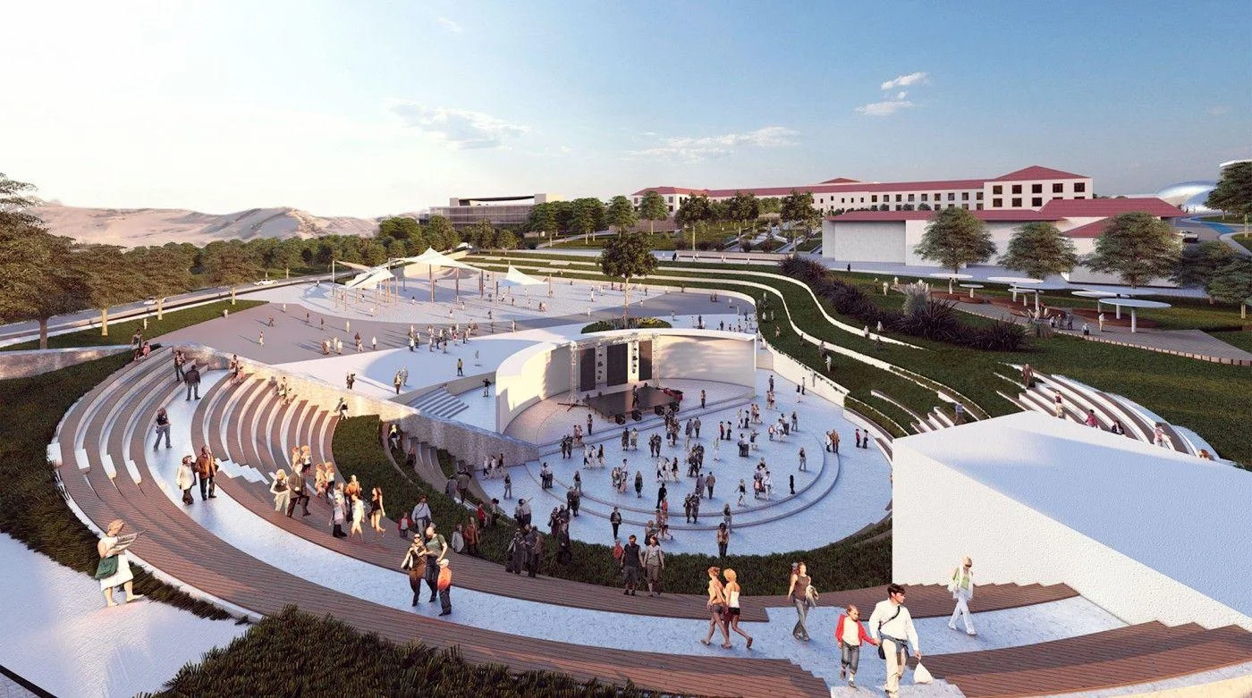 Qarabağ Universitetinin gələcək görüntüsü-Foto