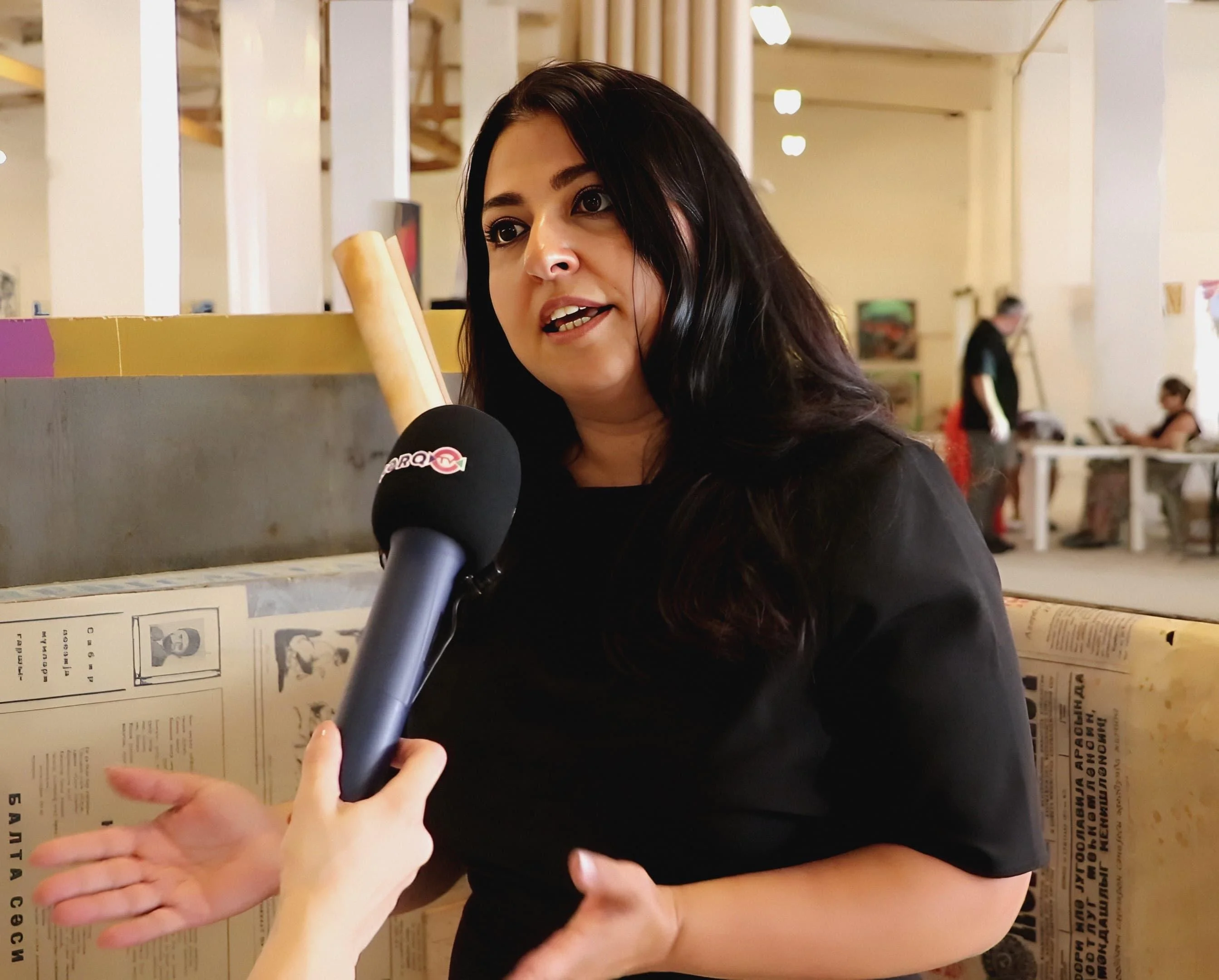 “Mətbuatla incəsənət arasında dialoq yaratmağa çalışdıq” - Leyla Güləliyeva