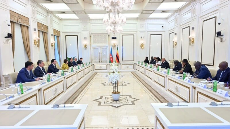 Sahibə Qafarova Zimbabve Respublikası Parlamentinin sədri ilə görüşüb