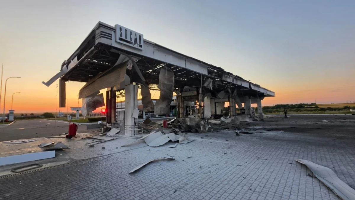 SOCAR-ın Nikolayevdəki yanacaqdoldurma məntəqəsinə zərbə endirilib