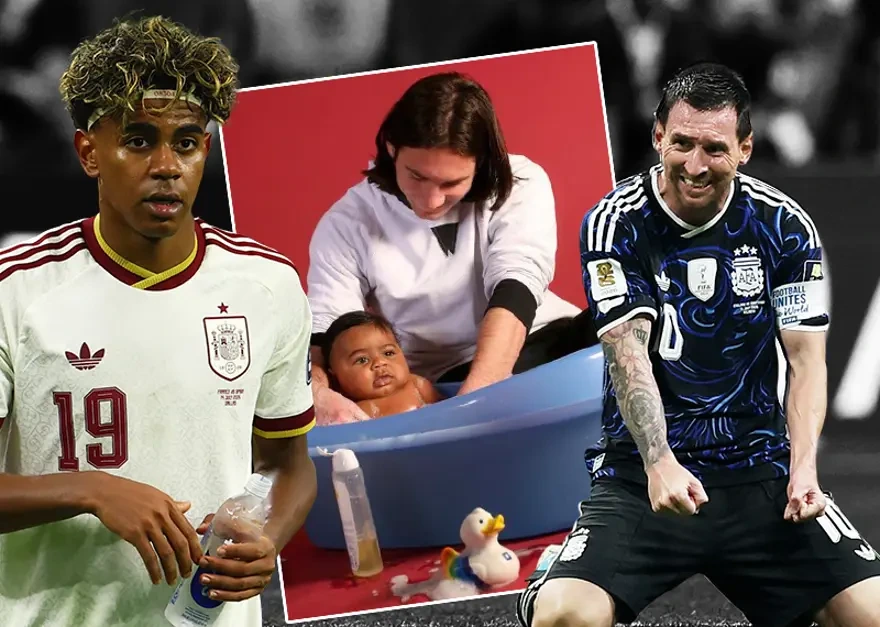 Messi 19 il əvvəl çimizdirdiyi körpəyə Dünya Kuboku finalında rəqib oldu