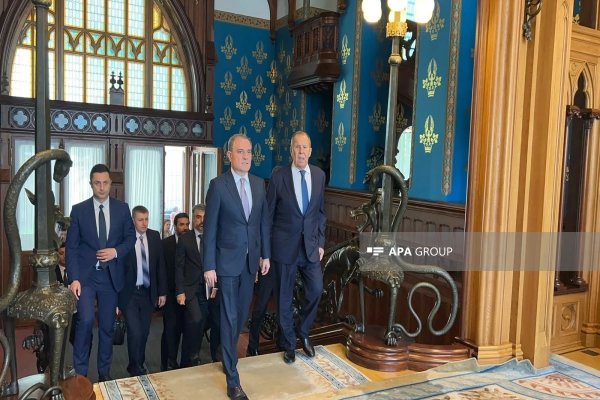 Moskvada Azərbaycan və Rusiya XİN rəhbərlərinin danışıqları başlayıb - FOTO