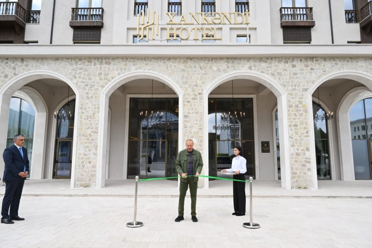 Prezident İlham Əliyev “Xankəndi” hotelinin açılışında iştirak edib - FOTO
