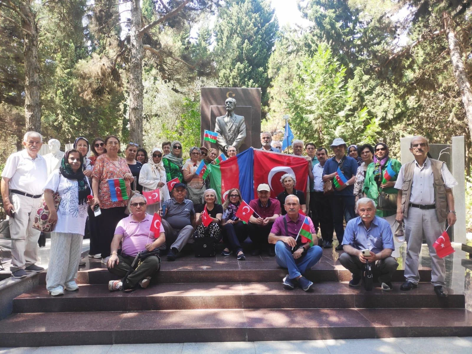 Türk milliyətçiləri Azərbaycanda səfərdədirlər - FOTOLAR