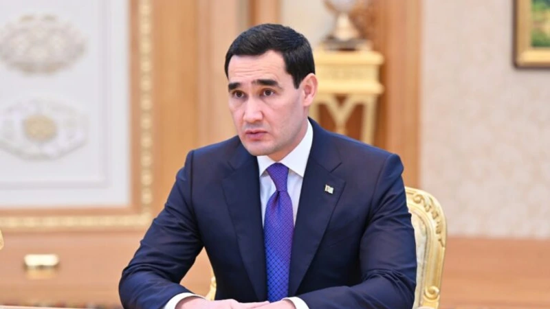 Sərdar Berdiməhəmmədov Azərbaycana gəldi