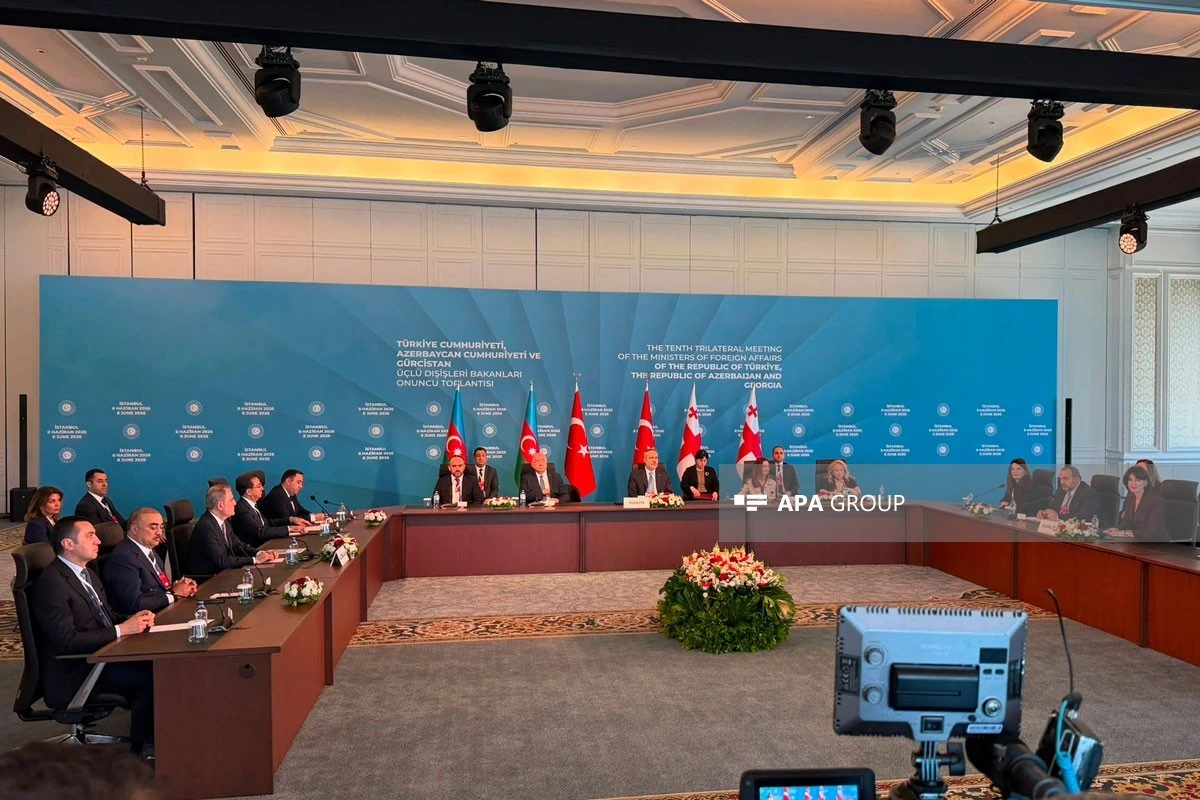 Azərbaycan-Gürcüstan-Türkiyə XİN rəhbərlərinin üçtərəfli görüşü keçirilib - FOTO - YENİLƏNİB