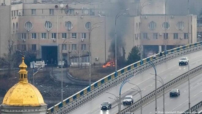 Rusiya Kiyevə ballistik raketlərlə zərbə endirir