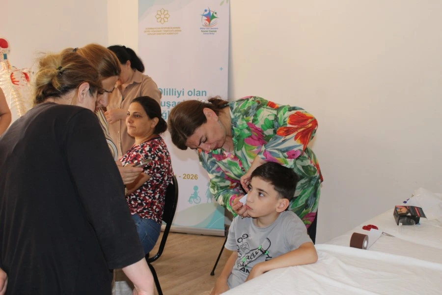 “Əlilliyi olan uşaqların sağlamlığının qorunması” layihəsi çərçivəsində 10-cu təlim keçirilib