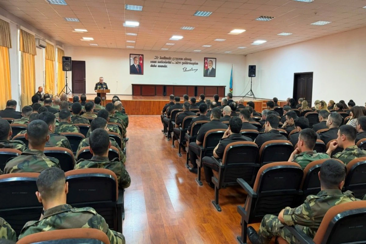 Mülki müdafiə qoşunlarında narkomanlığa qarşı mübarizə ilə bağlı tədbir keçirilib