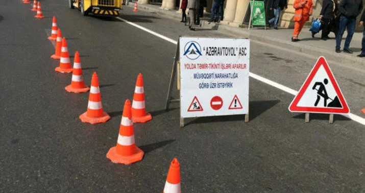 Bakının mərkəzi küçələrində nəqliyyatın hərəkəti məhdudlaşdırılacaq