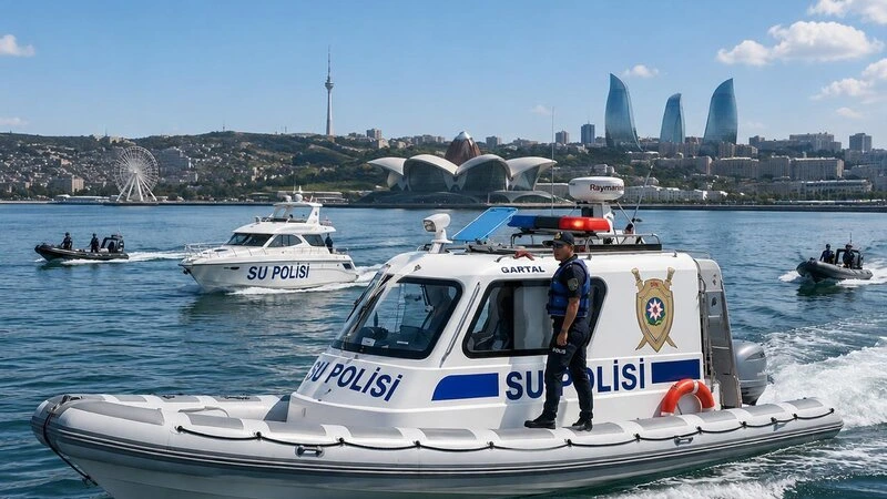 Su polisi dəniz sahilində narkotiklərə qarşı əməliyyat keçirib - VİDEO