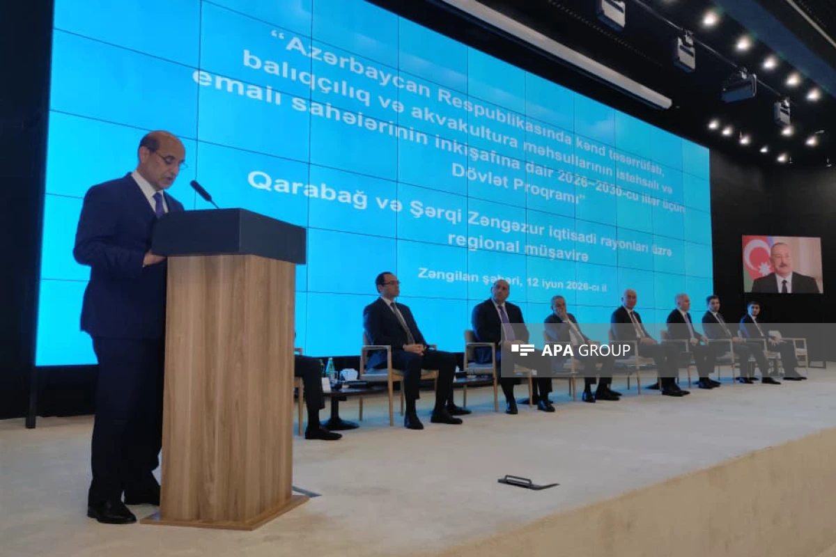 Azad edilən ərazilərdə 80 min hektarın suvarma suyu ilə təmin olunması nəzərdə tutulur