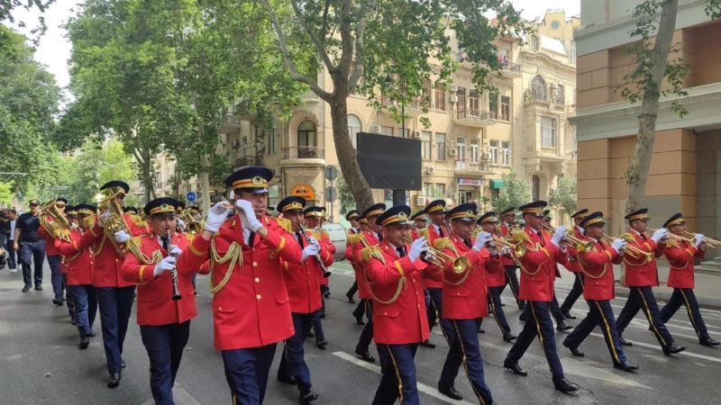 Bakının bir sıra küçə və prospektlərində hərbi orkestr yürüşləri keçiriləcək
