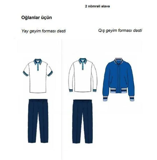 Şagirdlərin yeni geyim formaları təsdiqləndi - FOTO