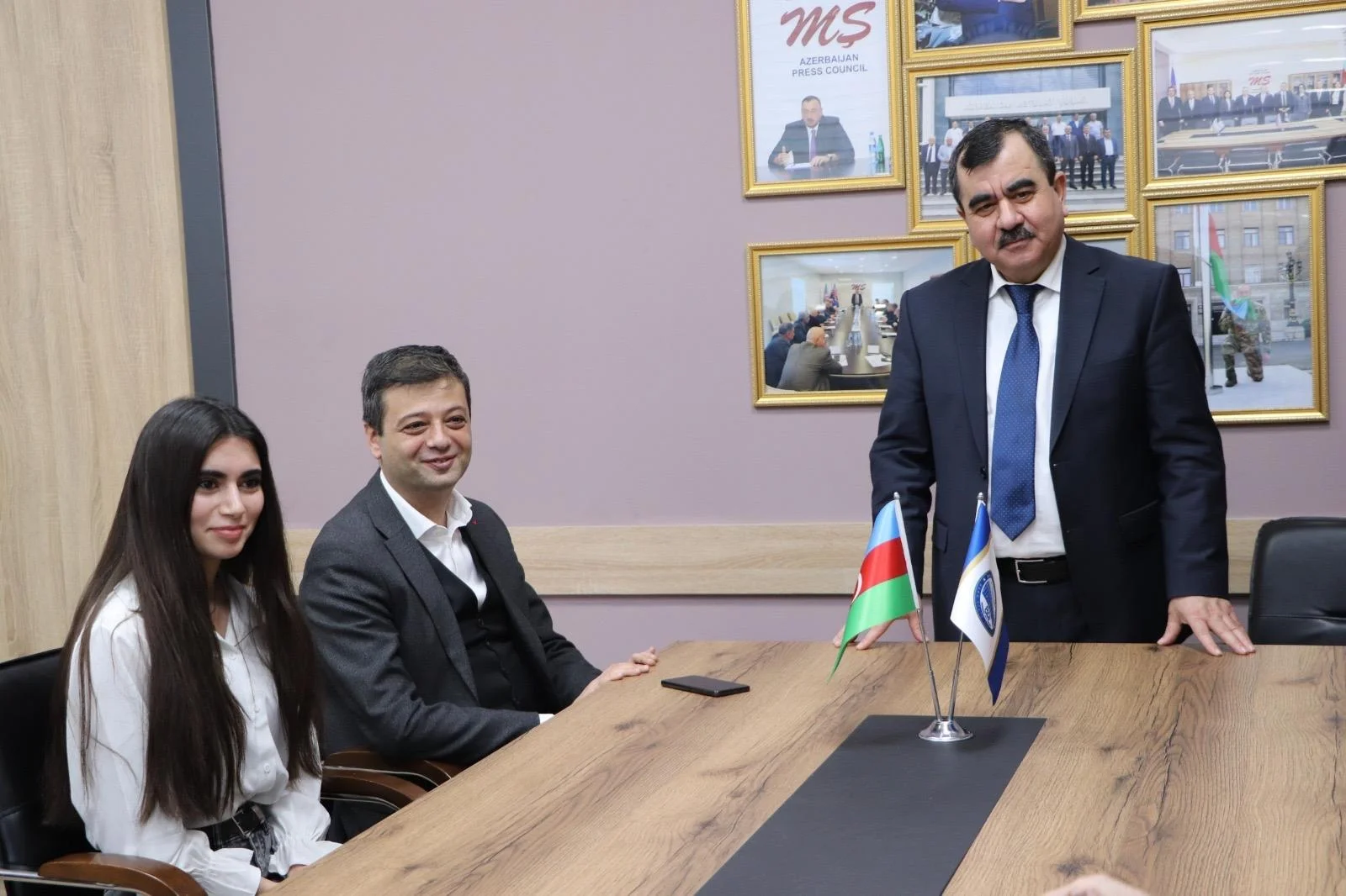 Jurnalistika fakültəsində Qənirə Paşayeva işığı - FOTOLAR