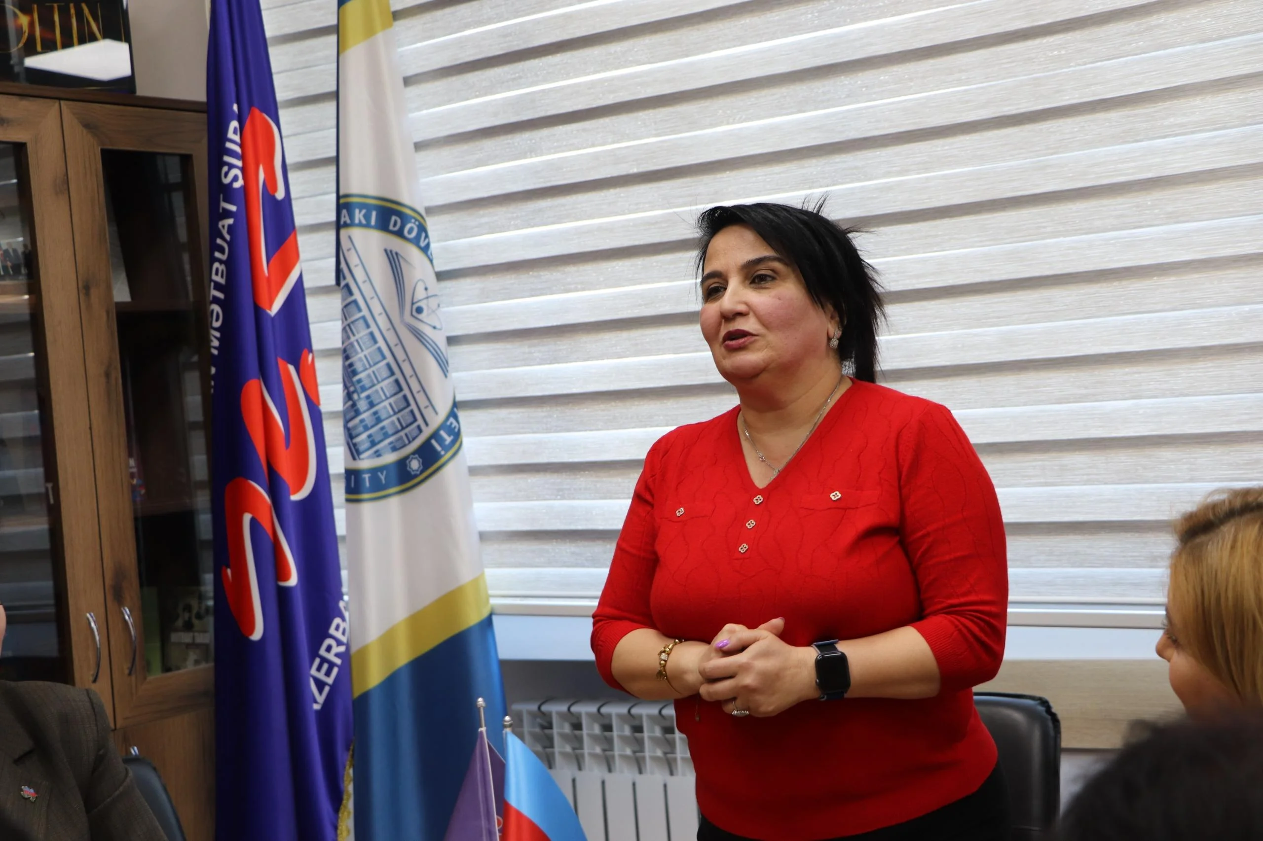 Jurnalistika fakültəsində Qənirə Paşayeva işığı - FOTOLAR