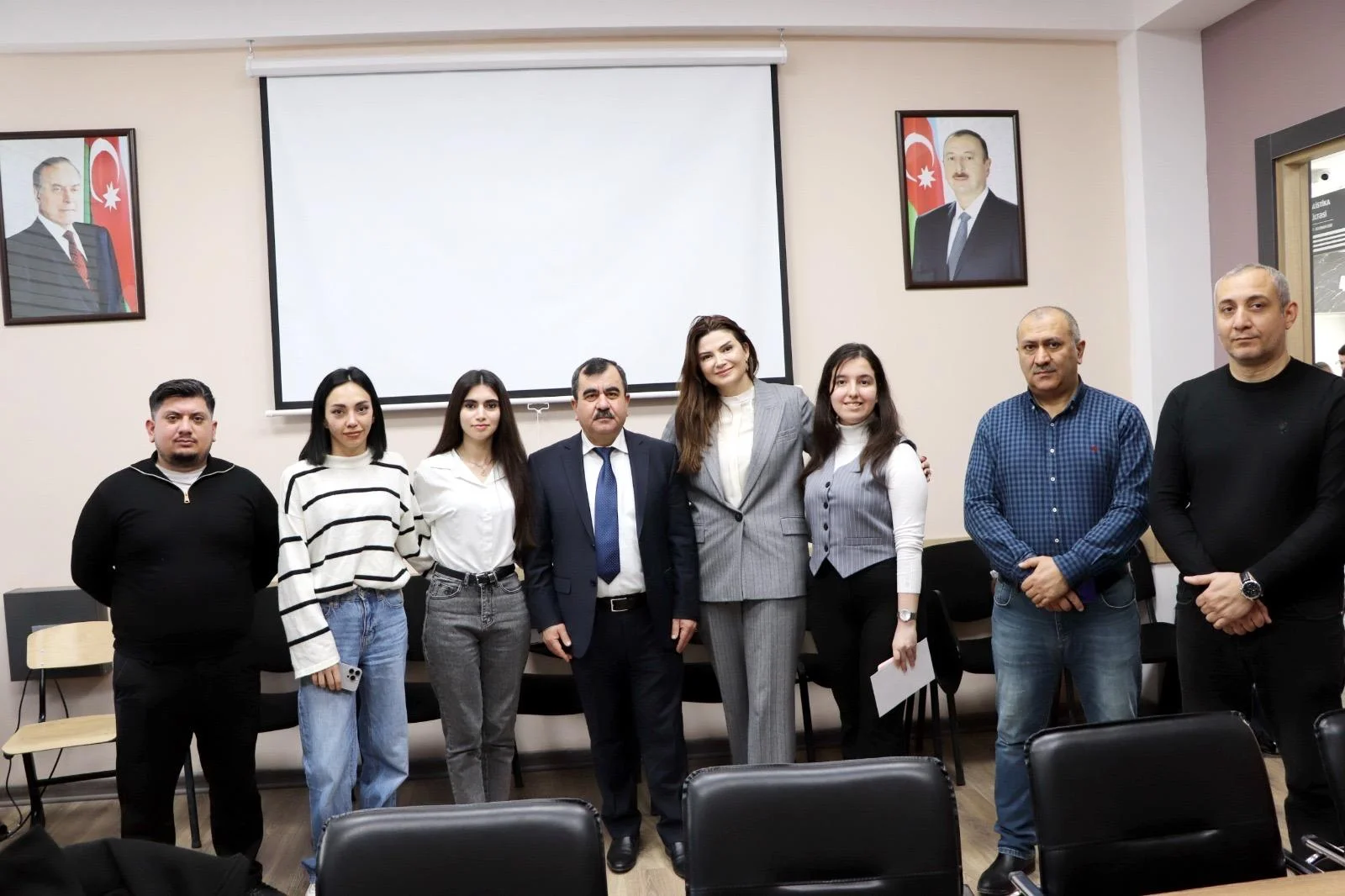 Jurnalistika fakültəsində Qənirə Paşayeva işığı - FOTOLAR