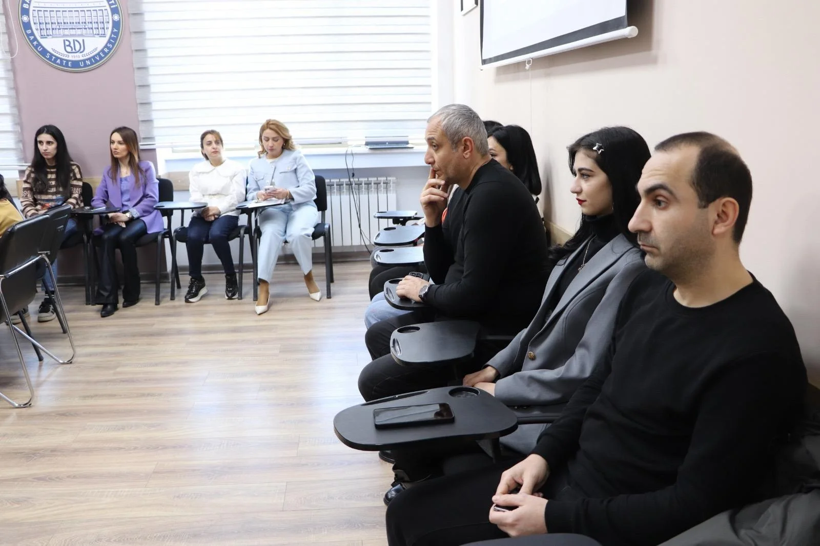 Jurnalistika fakültəsində Qənirə Paşayeva işığı - FOTOLAR