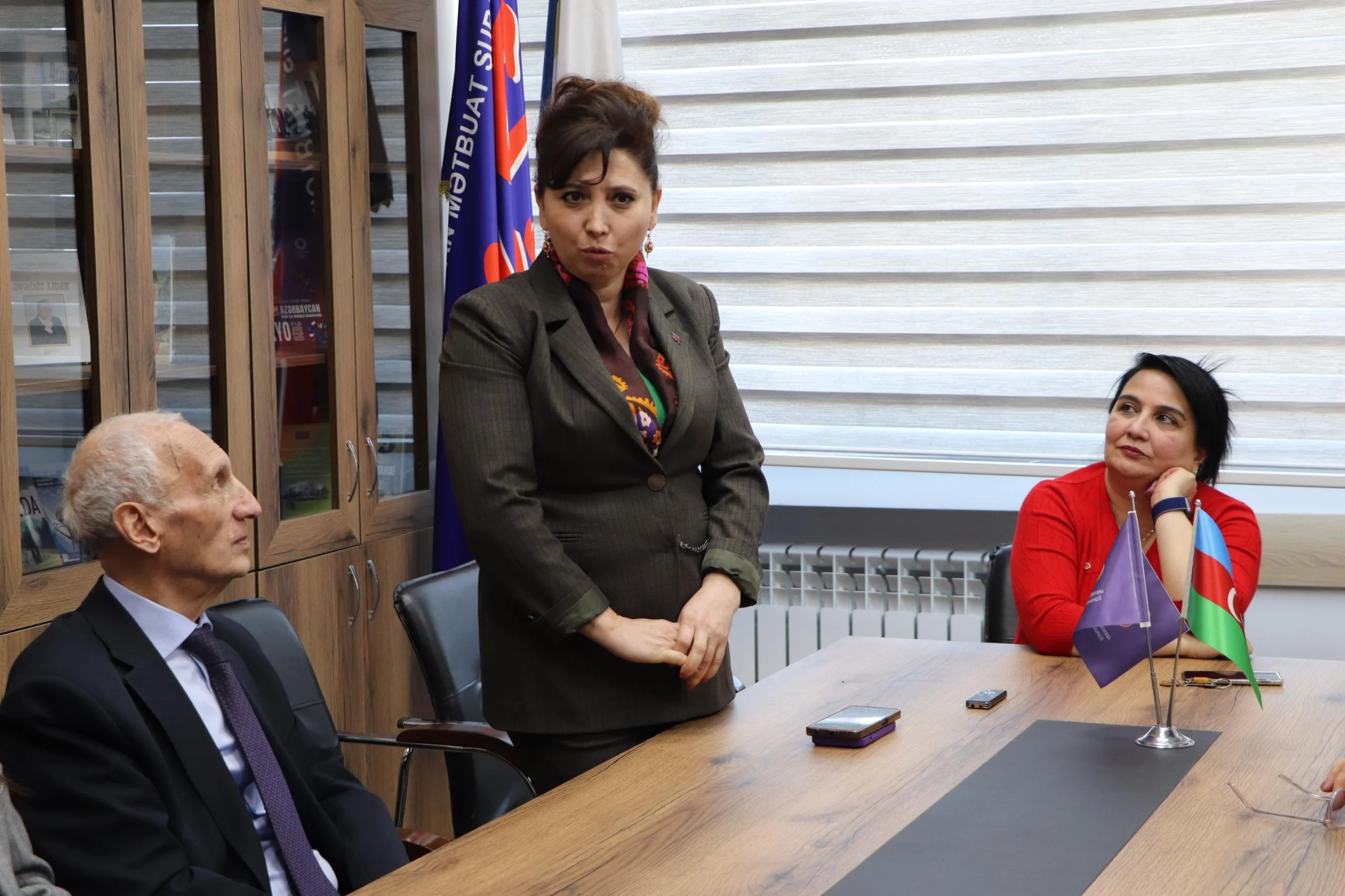 Jurnalistika fakültəsində Qənirə Paşayeva işığı - FOTOLAR