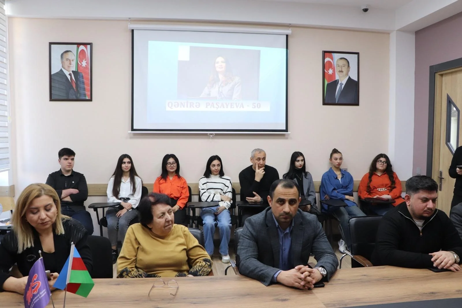 Jurnalistika fakültəsində Qənirə Paşayeva işığı - FOTOLAR