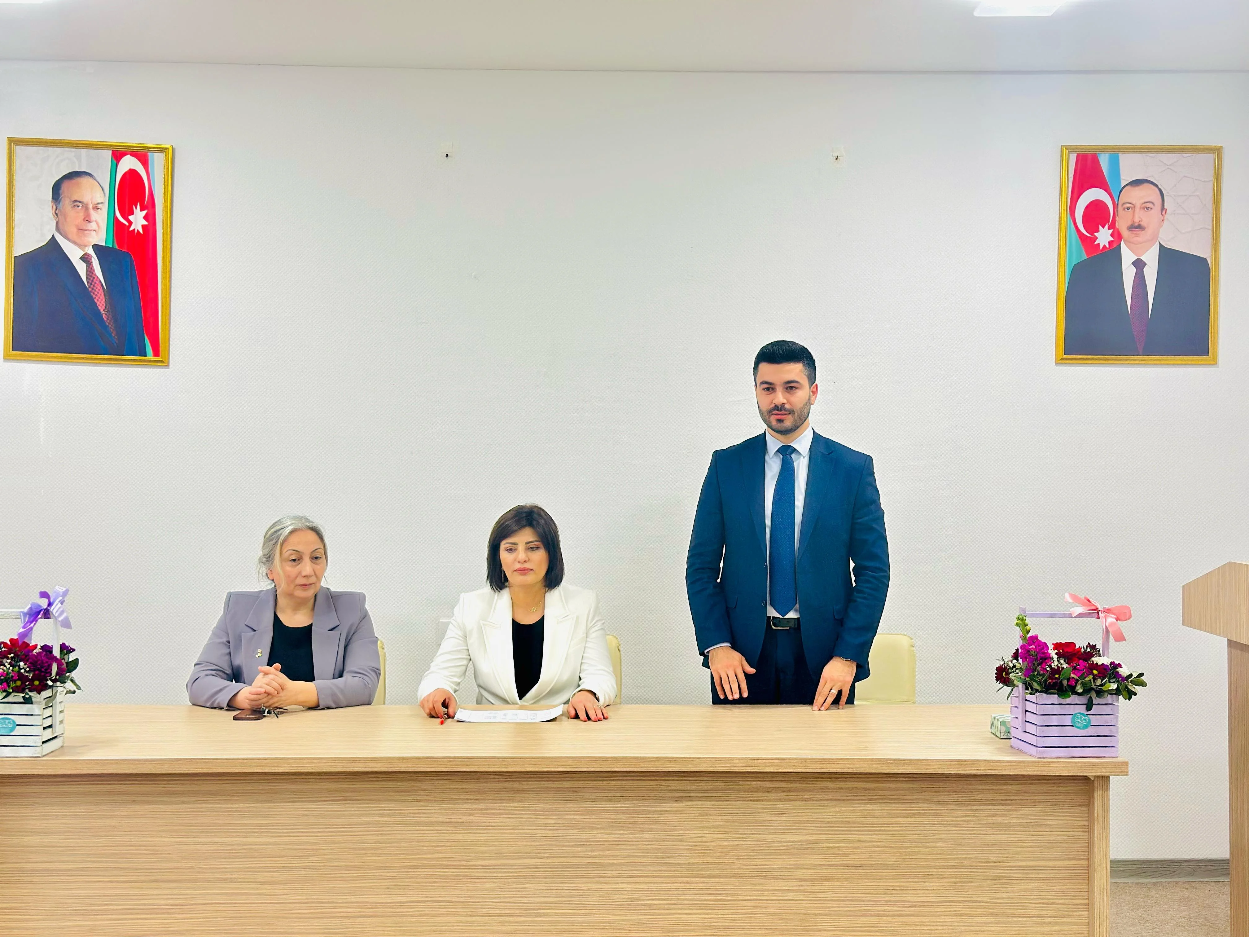 Abşeron Rayon Mərkəzi Xəstəxanasında 8 Mart münasibətilə şəhid, qazi və veteran ailələri ilə görüş keçirilib -FOTO