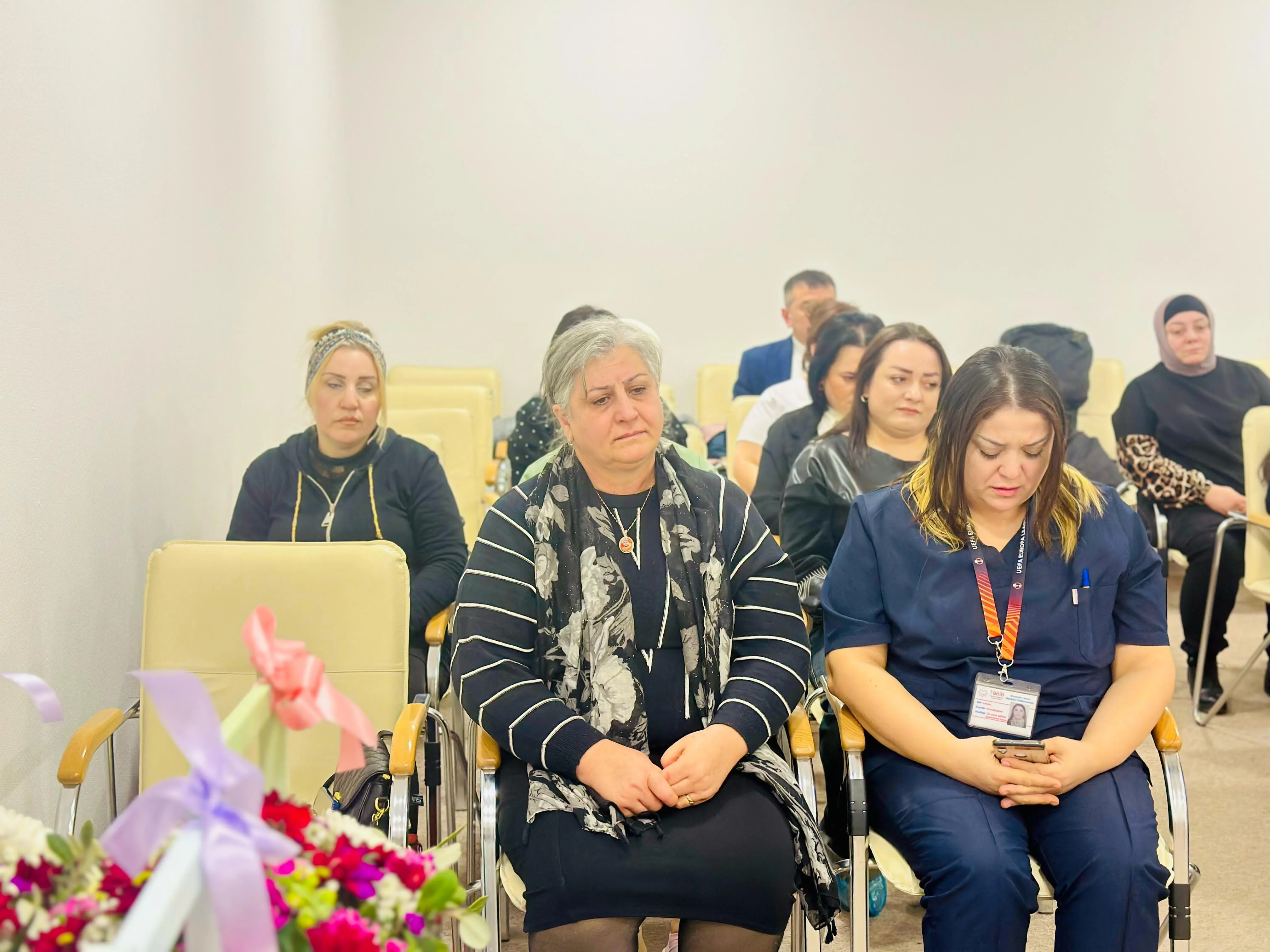 Abşeron Rayon Mərkəzi Xəstəxanasında 8 Mart münasibətilə şəhid, qazi və veteran ailələri ilə görüş keçirilib -FOTO