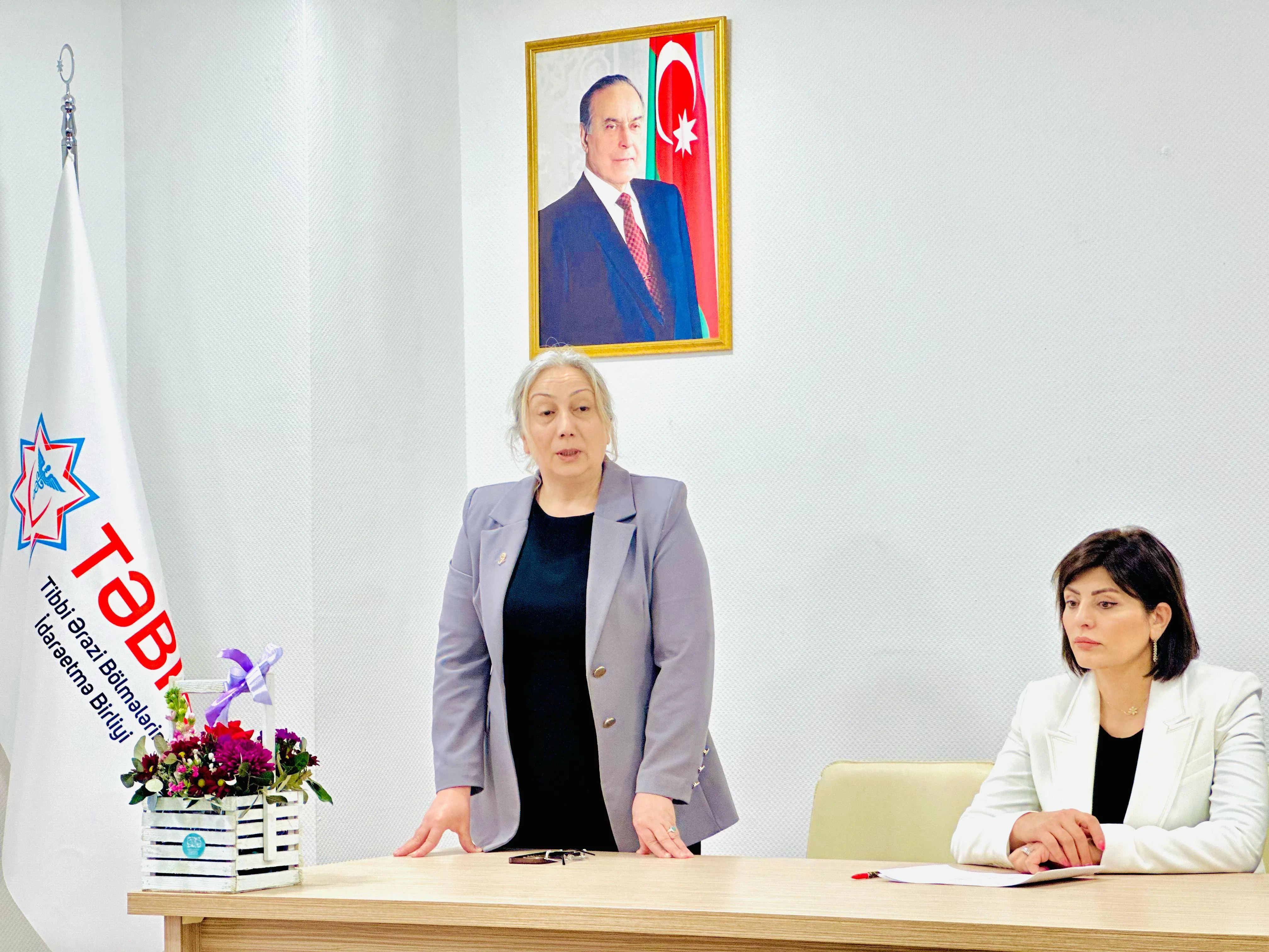 Abşeron Rayon Mərkəzi Xəstəxanasında 8 Mart münasibətilə şəhid, qazi və veteran ailələri ilə görüş keçirilib -FOTO