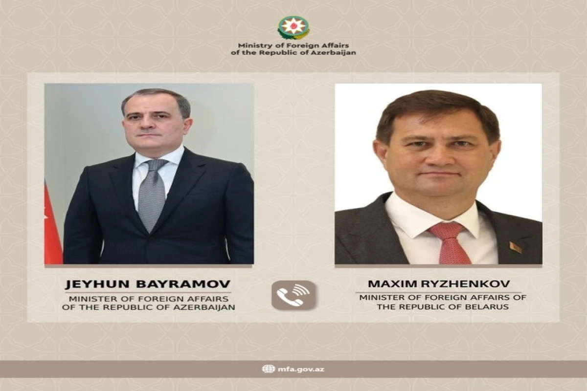 Azərbaycan və Belarus XİN rəhbərlərinin telefon danışığı olub