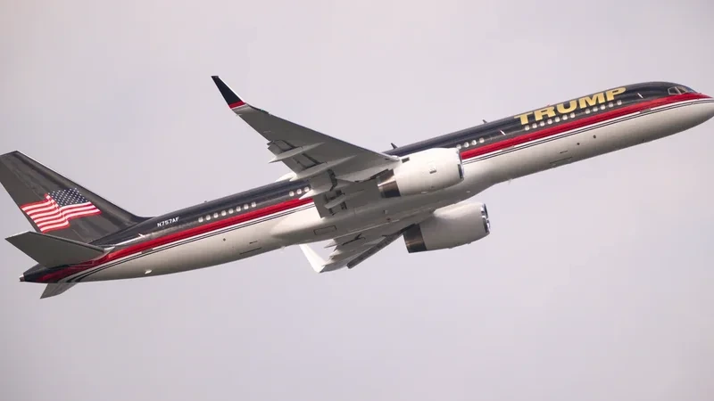 Trampın təyyarəsi yaxınlığında PUA göründü