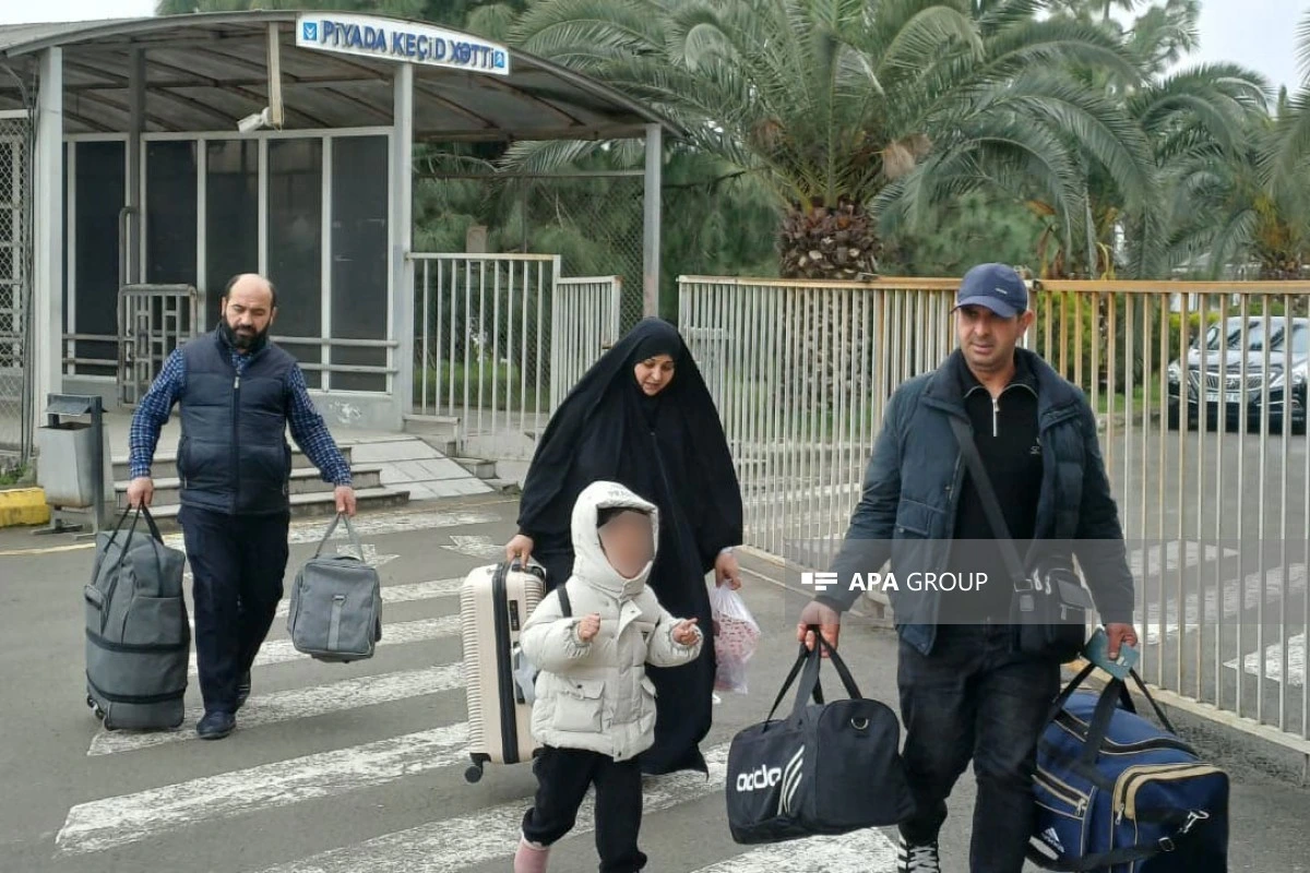 İrandan Azərbaycan sərhədi ilə 4 nəfər təxliyə olunub - FOTO