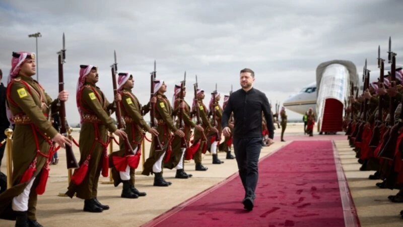 Volodimir Zelenski İordaniyada səfərdədir - FOTO