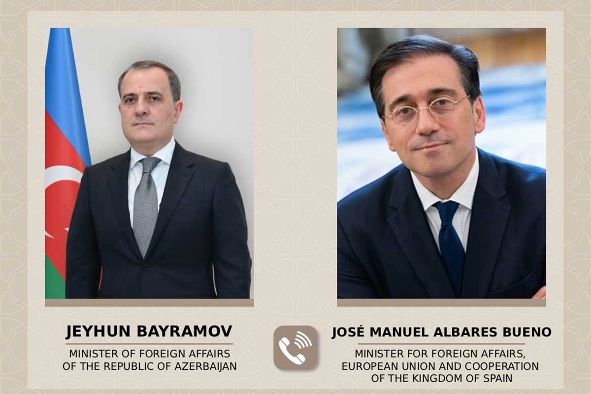 Ceyhun Bayramov və Xose Manuel bölgədəki İspaniya vətəndaşlarının Azərbaycan sərhədindən təxliyəsini müzakirə edib