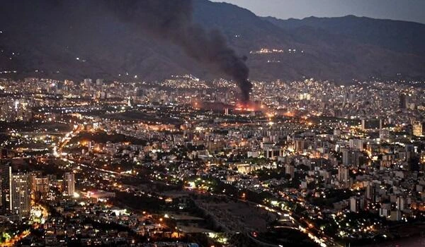 Tehrana qara yağış yağdı